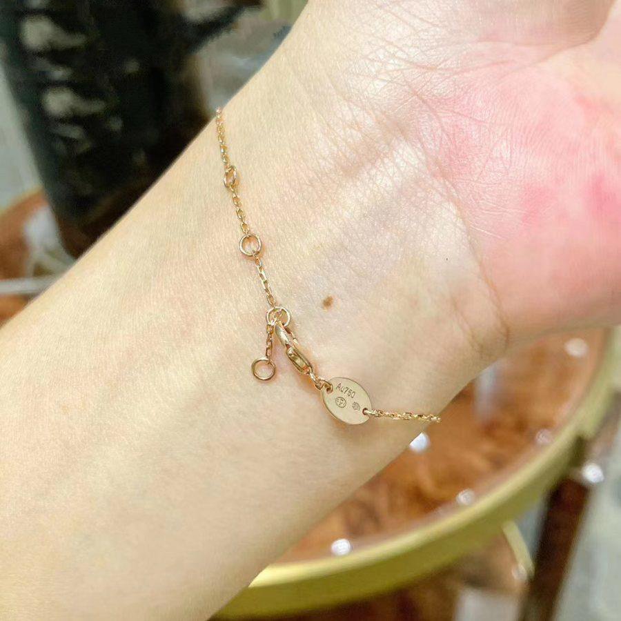 Miro JEUX DE BRACELET MOP ピンクゴールドダイヤモンド