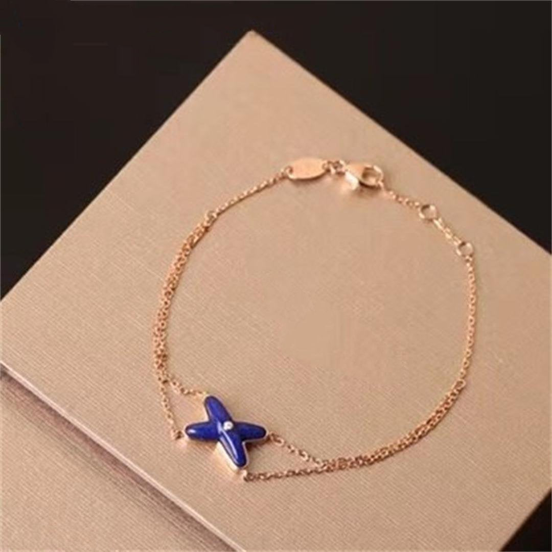 Miro Hollow Design Four-Leaf Clover Flower Shape Ring