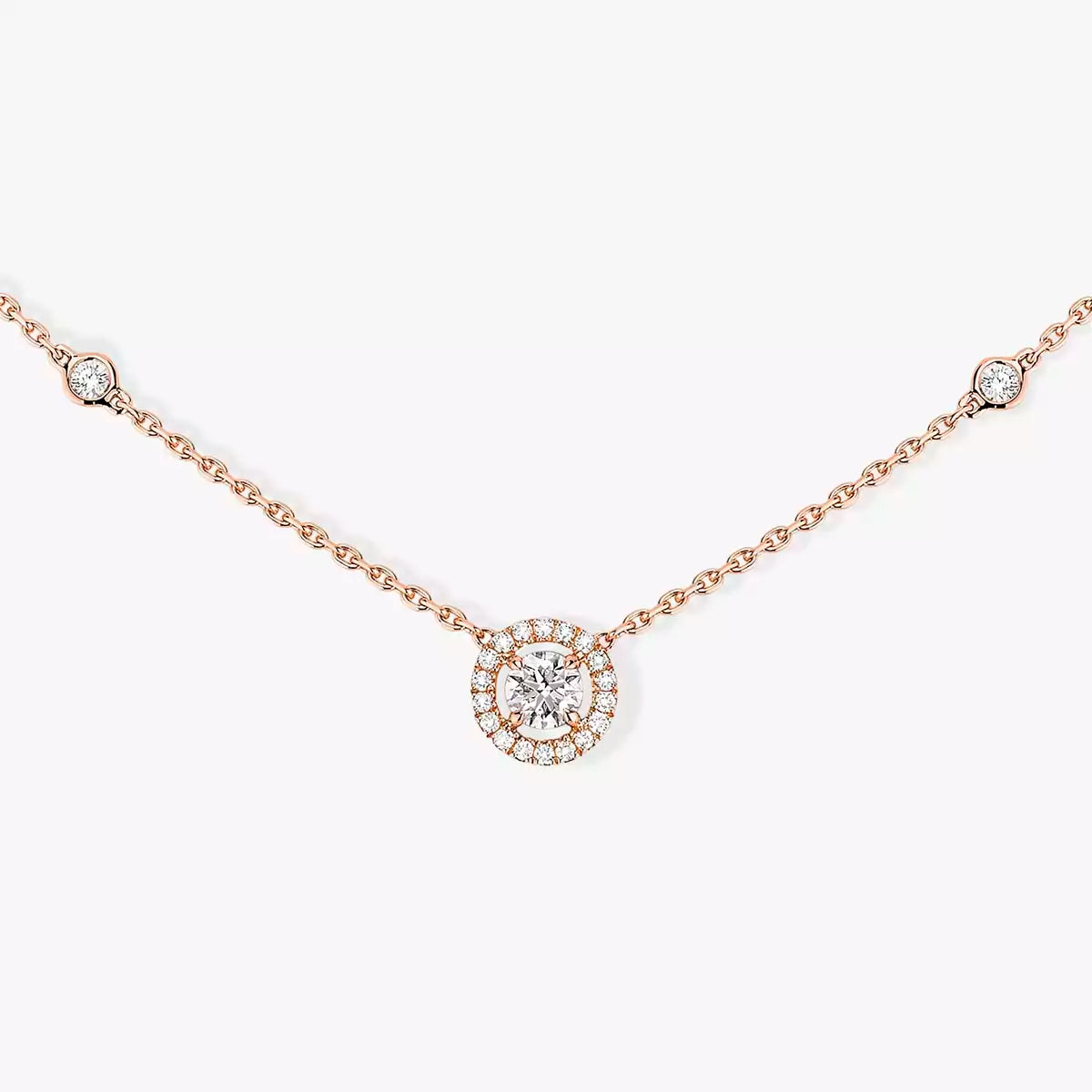 [Miro ]Diamond Necklace 0,20ct Brilliant Shape Joy