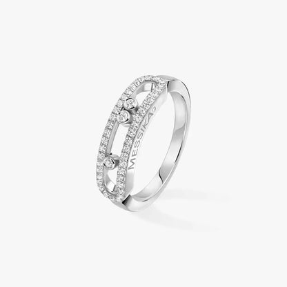 [Miro ] Baby Move Gold Diamond Pave  Ring