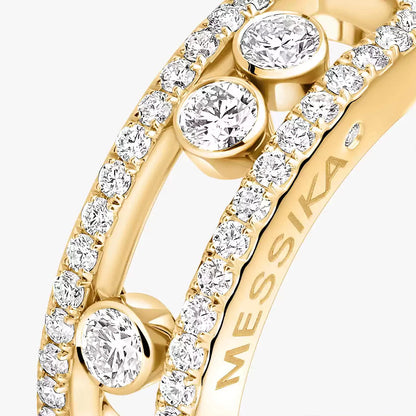 [Miro ] Move Gold Diamond Pave_ Ring
