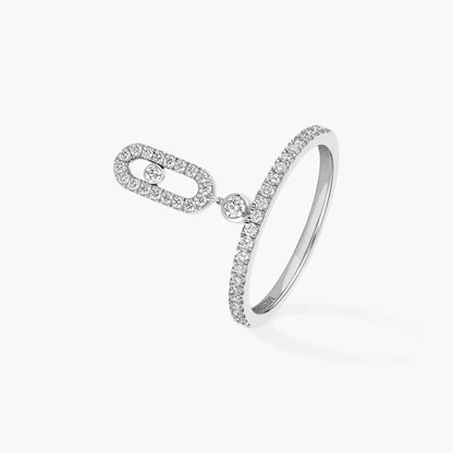 [Miro ]Move Uno Diamond Ring