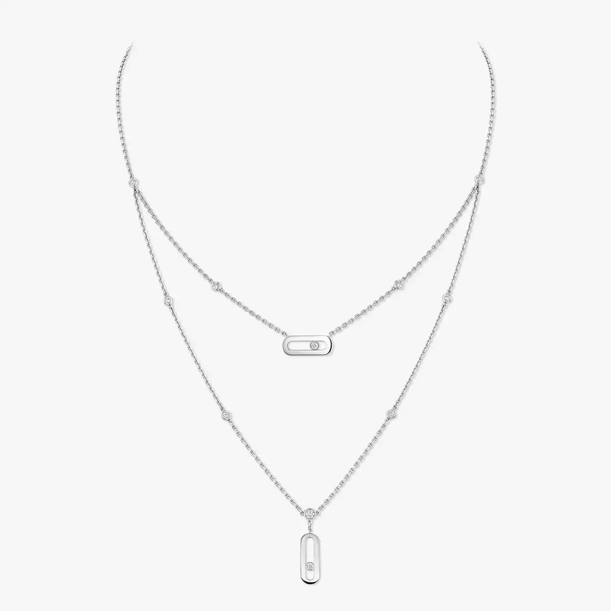 [Miro ] Move Uno Diamond Necklace