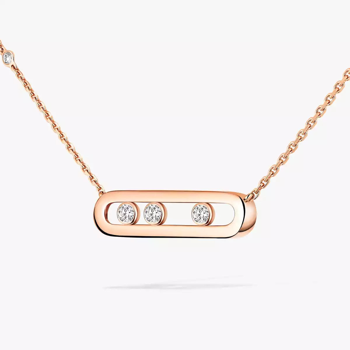 [Miro ] Baby Move Gold Diamond Necklace