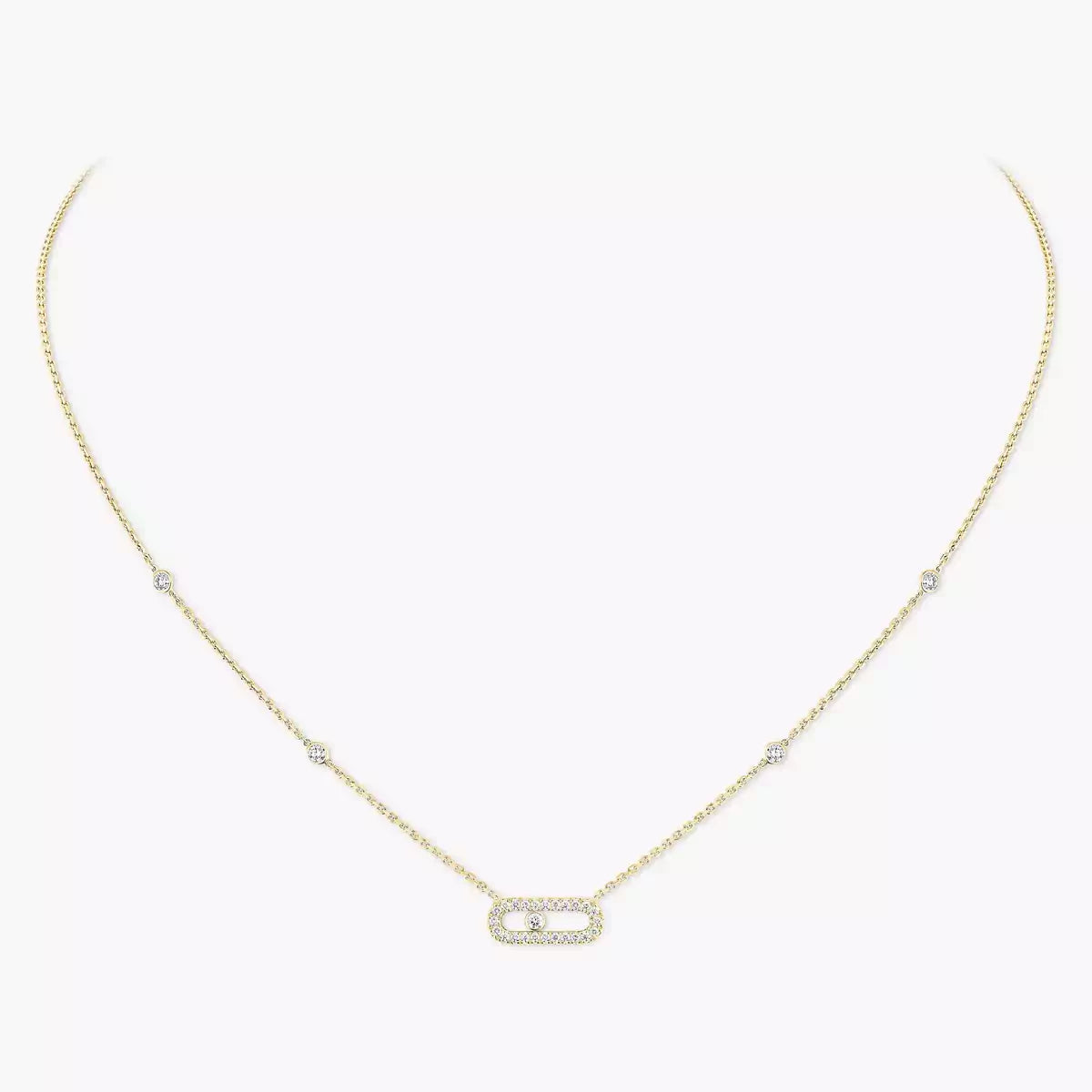 [Miro ]Diamond Necklace Move Uno