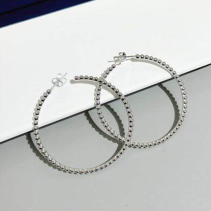[Miro ]  SMOOTH BEAD STUD EARRINGS