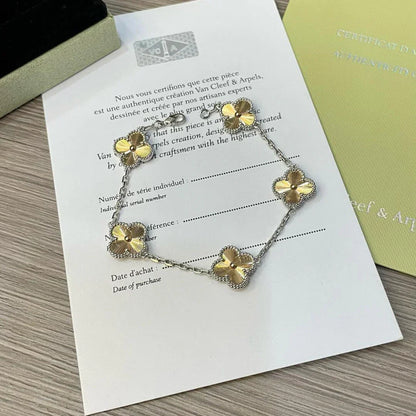 [Miro ]クローバー5モチーフ レーザーブレスレットコレクション