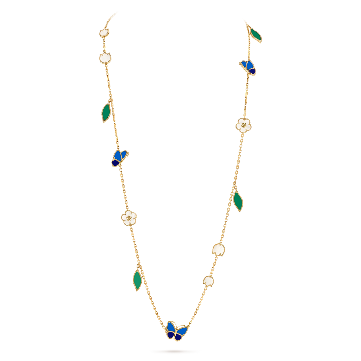 [Miro ] 26 NEW CLOVER 15 MOTIFS LUCKY NECKLACE