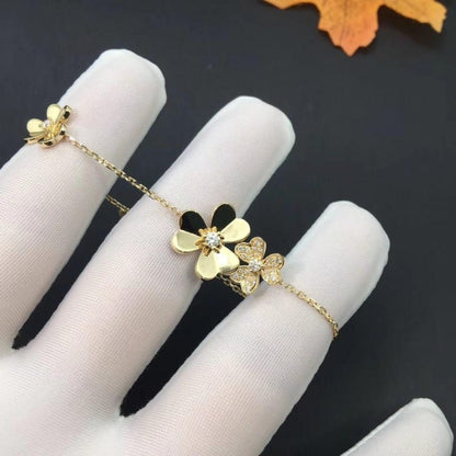 Miro FRIVOLE GOLD 5 FLOWERS BRACELET