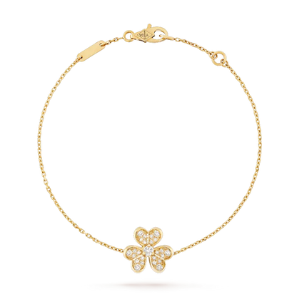 Miro FRIVOLE GOLD FLOWER DIAMOND BRACELET