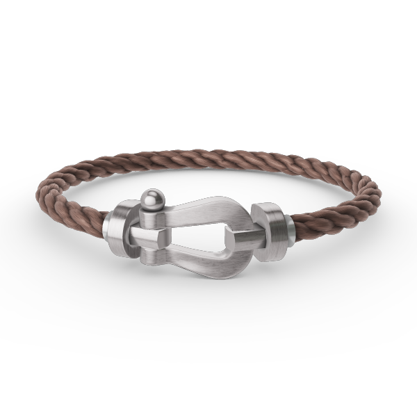 Miro FORCE LARGE HORSESHOE NO DIAMOND BRACELET SILVER